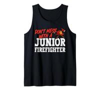 Junior Firefighter Boy Fire Academy Youth Future Firefighter Tank Top