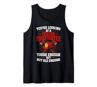 Junior Firefighter Boy Fire Academy Youth Future Firefighter Tank Top
