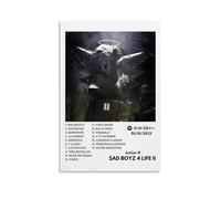 Junior H $ad Boyz 4 Life IIWaterproof Poster Art Living Room Wall Bedroom Decoration Home Office And Gift Preparation Exquisite Gifts for Giving to People24x36inch(60x90cm)Junior H $ad Boyz 4 Life II