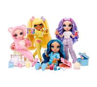 Junior High PJ Party - Bella (Pink) - 22 cm Posable Doll with Soft Onesie, Slippers and Play Accessories - Kids Toy - Great for Ages 4-12 Years