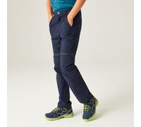 Junior Highton Stretch Zip Off Trousers Regatta Dark Navy 5-6 Years