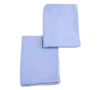 Junior Joy 100% Cotton Cot Fitted Sheets, Pack of 2, Super Soft & Warm, 60 x 120 cm - Blue