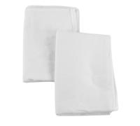 Junior Joy 100% Cotton Pram Flannelette Sheets, Ultra Soft, 2 pcs in a Pack, for Baby and Toddler, OEKO-TEX Approved, 70 x 100 cm - White