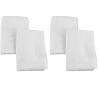 Junior Joy 100% Cotton Pram Flannelette Sheets, Ultra Soft, 2 pcs in a pack, for Baby and Toddler, OEKO-TEX Approved, 70 x 100cm - White (Pack of 2)