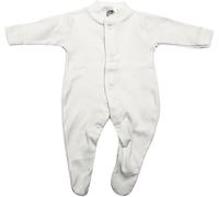 Junior Joy Baby Sleep Suit - 1 Pack White for Premature Babies | 100% Combed Cotton, Cozy and Durable