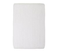 Junior Joy Cot Bed Cotton Cellular Blanket (White)