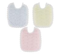 Junior Joy Eye Let Baby Bibs (Assorted Colors, Pack of 12)