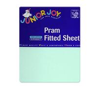 Junior Joy Pram Fitted Sheets (Mint)