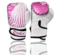 Junior/kids Boxing Gloves Sparring * Pro 2oz-4oz-6oz Punch Bag Fight MMA Muay Thai Grappling Fight Mitts Martial Arts Training Kickboxing Punching Glove (Pink, 4oz)