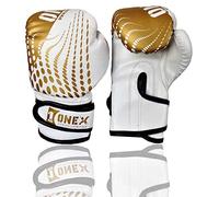 Junior/kids Boxing Gloves Sparring * Pro 2oz-4oz-6oz Punch Bag Fight MMA Muay Thai Grappling Fight Mitts Martial Arts Training Kickboxing Punching Glove (Gold, 4oz)