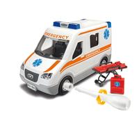 Junior Kit Ambulance 1:20 Plastic Model Kit REVELL