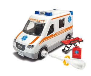 Junior Kit Ambulance 1:20 Plastic Model Kit REVELL