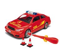 Junior Kit Fire Chief Car 1:20 Plastic Model Kit REVELL