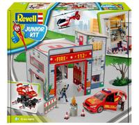 Junior Kit Playset Fire Station 1:20 Plastic Model Kit REVELL