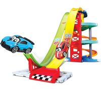 Junior Launch & Race Tower Toy Set With VW & Bugatti Play Car New