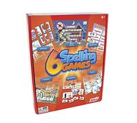 Junior Learning 6 Spelling Games Literacy Educational Board Game | 1-4 Players | Ages 6+, Year 2-3, Key Stage 1