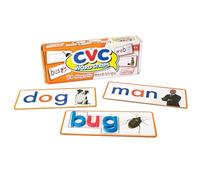 Junior Learning CVC Word Strips - Double-Sided Magnetic Tool, Self-Correcting, Ages 4-5