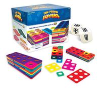 Junior Learning JL155 Ten Frame Towers Teaches Counting Numbers/Visualizing Numerals and Building Number Bonds Game