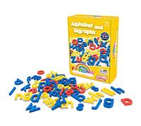 Junior Learning JL601 Rainbow Alphabet and Digraphs-Print Magnetic Resource, Multicolor,Medium