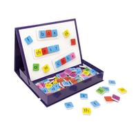 Junior Learning JL654 Rainbow Phonics Tiles Magnetic Resource, Multicolor