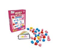 Junior Learning: Phonics Blox: Heart Word Builders - Build Tricky Words with Letter Blocks, Phonetic Cues, Reading Foundation Development, Kids Age 4+