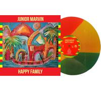 JUNIOR MARVIN LP Happy Family RED GOLD & GREEN COLOURED VINYL Mails same Day