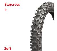 Michelin Moto Starcross 5 Soft 40m Tt M/c Off-road Front Tire Black 70 / 100 / R17