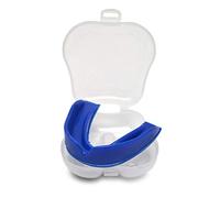 Junior Mouth Guard Gum Shield for Contact Sport, Boxing, Kickboxing, Karate, Rugby, MMA, Hockey, Football - Hygiene Case Included (Junior, Blue)