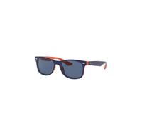 Ray - Ban RJ9052S JUNIOR NEW WAYFARER 178/80 Kid Sunglasses Injected Blue Blue Squared Normal