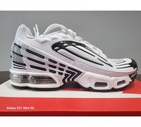 NIKE Air Max Plus 3 GS Trainers FN3845 Sneakers Shoes (UK 5.5 us 6Y EU 38.5, White Black Chile red 100)