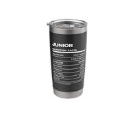 Junior Nutrition Facts Name Stainless Steel Insulated Tumbler