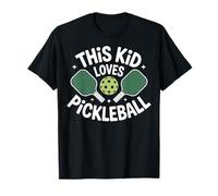 Junior Paddle Lover This Kid Loves Pickleball Fans T-Shirt