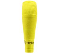 JUNIOR SIZE 12-6 Pro Footless Sleeve Football Socks - YELLOW - Stretch Fit