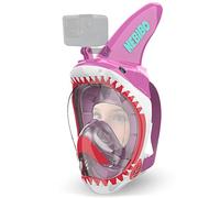 Junior Snorkel Mask, Shark (Pink, SM)