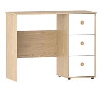 Junior Vida Desk Neptune 3 Drawer White/Oak Effect