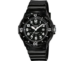 Junior Wristwatch CASIO LRW-200H-1BVDF Silicone Black 33mm
