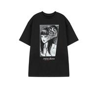 Junji-Ito Adult Short Sleeved T-Shirt (Black) in Black | Size: Small Junji-Ito Black S