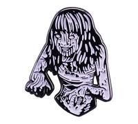 Junji Ito Anything But a Ghost Misaki Japanese Horror Manga Tomie Uzumaki 1.25" Enamel Pin Badge, Metal with Enamel