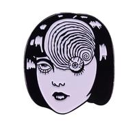 Junji Ito Azami Kurotani Japanese Horror Manga Tomie Uzumaki 1.25" Enamel Pin Badge