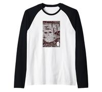 Junji Ito Girl By Pond Raglan Baseball Tee