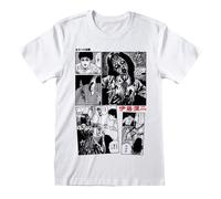 Junji-Ito Men's Comic Strip T-Shirt in White | Size: Small Junji-Ito White S