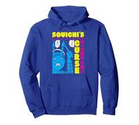 Junji Ito Souchis Curse Bright Colors Pullover Hoodie, Adult Unisex, Royal Blue, Large