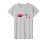Junji Ito Tomie in Red T-Shirt, Women, Silver Grey, Large
