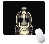 Junji Ito Tomie Kawakami Japanese Horror Manga Uzumaki Non-Slip Mousepad Gaming Computer Mouse Pad Gaming Desktop Laptop Mouse Pad with Stitched Edge 7.1 x 8.7 inches