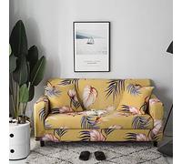JunJiale Stretch Sofa Cover Printed Couch Covers Slipcovers for Couches Sofas Elastic Universal Furniture Protector 2 seat