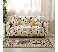 JunJiale Stretch Sofa Cover Printed Couch Covers Slipcovers for Couches Sofas Elastic Universal Furniture Protector 3 seat