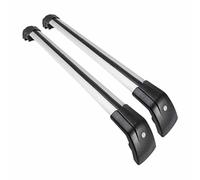 JUNJIKAIDAN Car Roof Rack Cross Bars for Audi A6 Allroad (4FH,C6) 2006-2011, Aluminum Roof Rails Rooftop Lockable Cargo Carrier Luggage for Bike Ski Snowboard Kayak Canoe,C/silver black