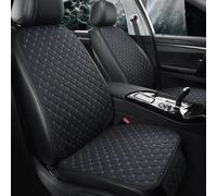 JUNJIKAIDAN Car Seat Cover for Citroen C5 2017-2023, 5 Seats Seat Covers Full Set Linen Breathable Anti-Slip Front Rear Protector Interior Accessories,C/black~blue