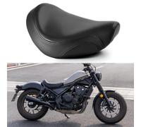 JUNJUMOTO Motorcycle Solo Seat Front Rider Seat Silicone Cushion Compatible with Rebel 300 Rebel 500 CMX300/500 2017-2025 (Black)