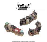 Junk Barricades Fallout Wasteland Warfare - Brand New And Sealed